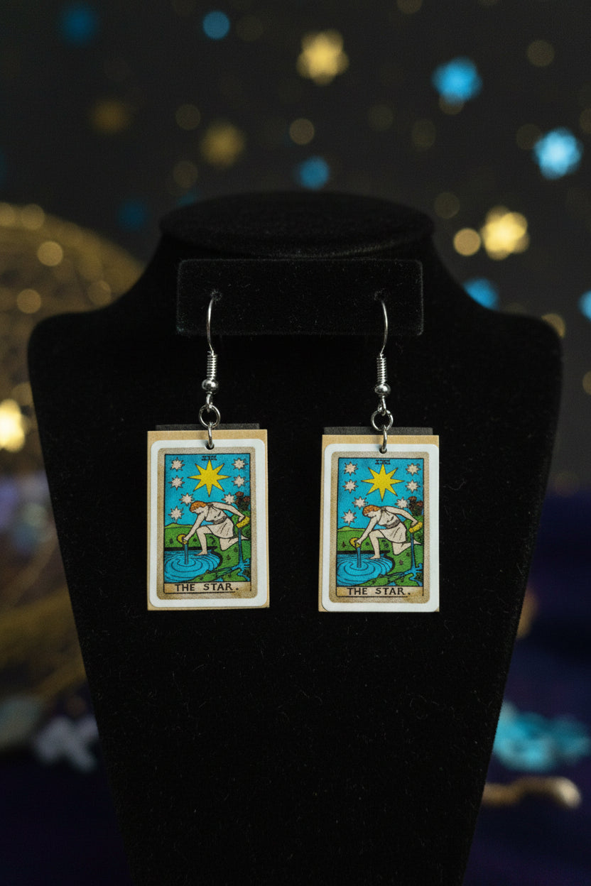 Tarot Card Earrings
