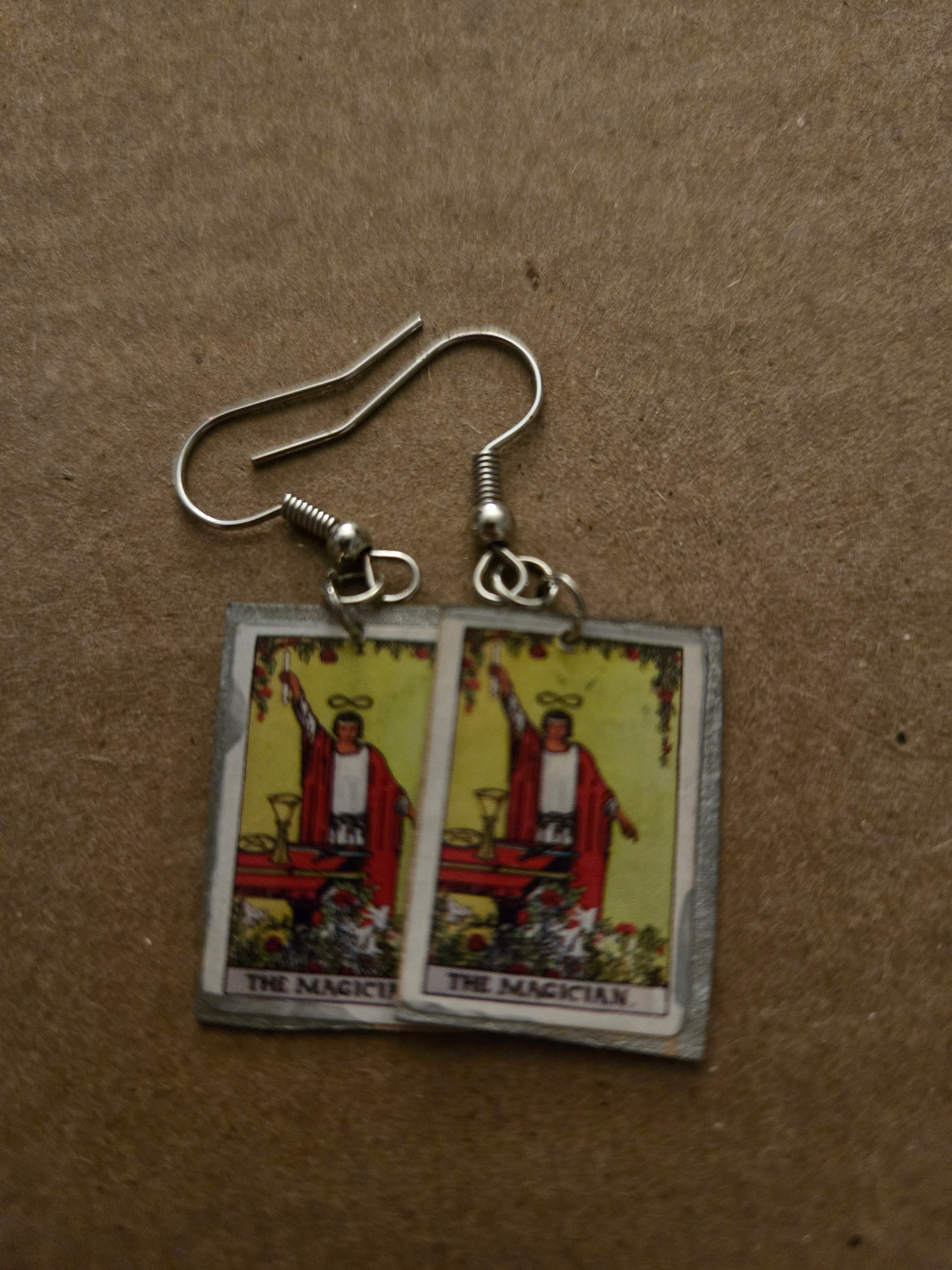 Tarot Card Earrings