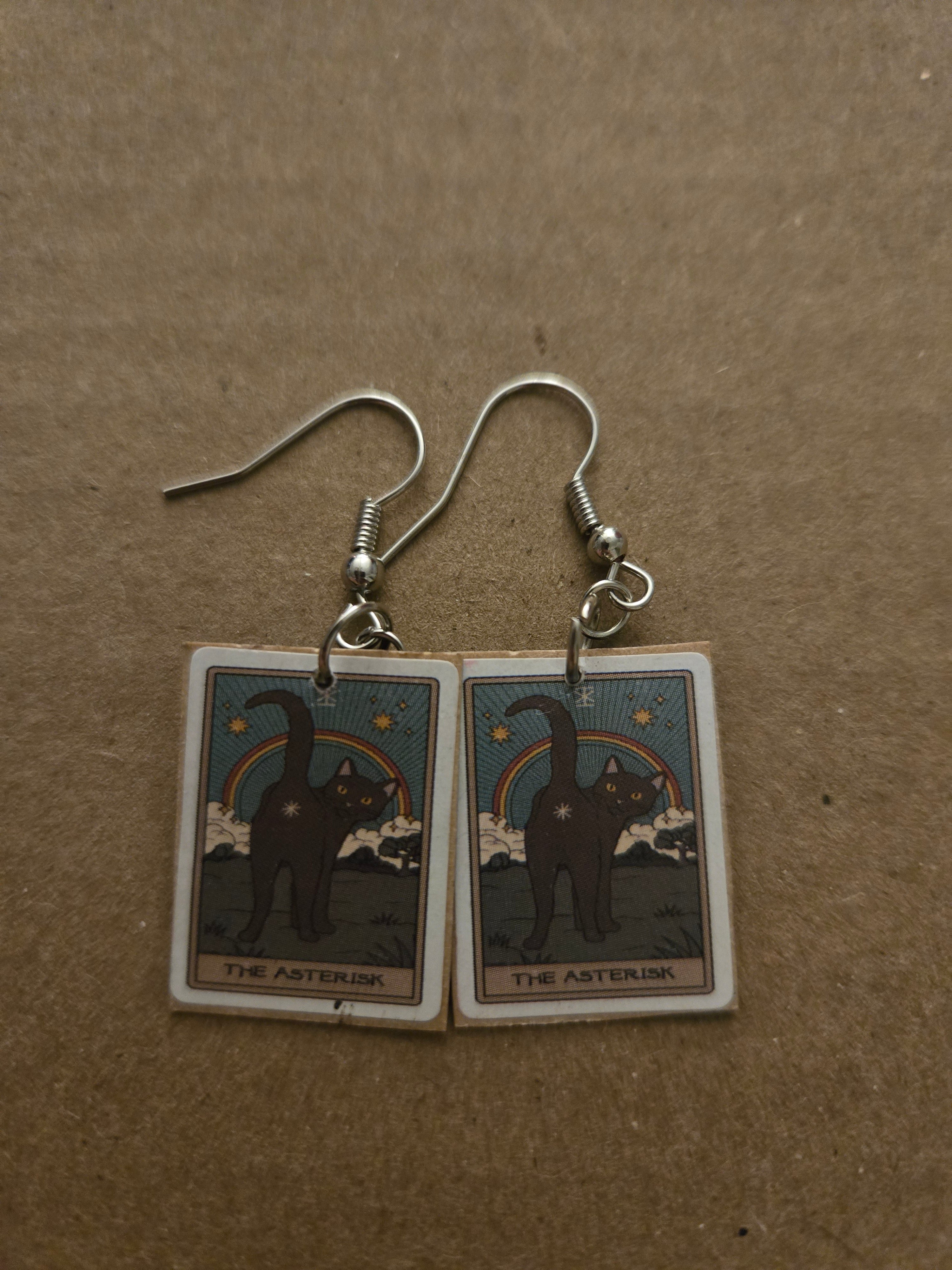 Tarot Card Earrings